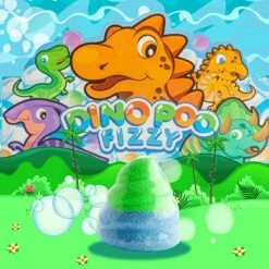 Mdi Gifts For Boys Dinosaur Fizzy Bath Poo - Secret Toy Inside!