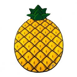 William Valentine Giant Products Gigantic Pineapple Beach Blanket 152cm