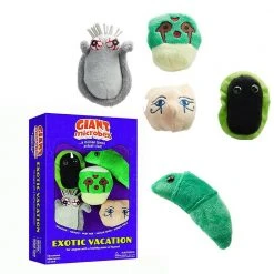 Heebiejeebies Giant Products Exotic Vacation Plush Giant Microbes Gift Box