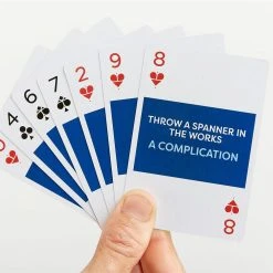 Curated British Slang Playing Cards Office Gifts