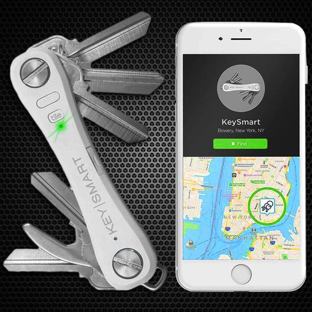Zen Imports Gadgets For Him KeySmart Pro Key Organiser With Tile Smart Bluetooth Tracker - Black Or White 3 Zen Imports Gadgets For Him KeySmart Pro Key Organiser With Tile Smart Bluetooth Tracker - Black Or White