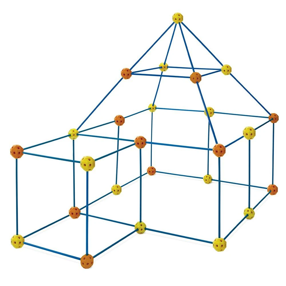Outliving Kids DIY Build & Play Construction Fort Kit 72pc 4 Outliving Kids DIY Build & Play Construction Fort Kit 72pc