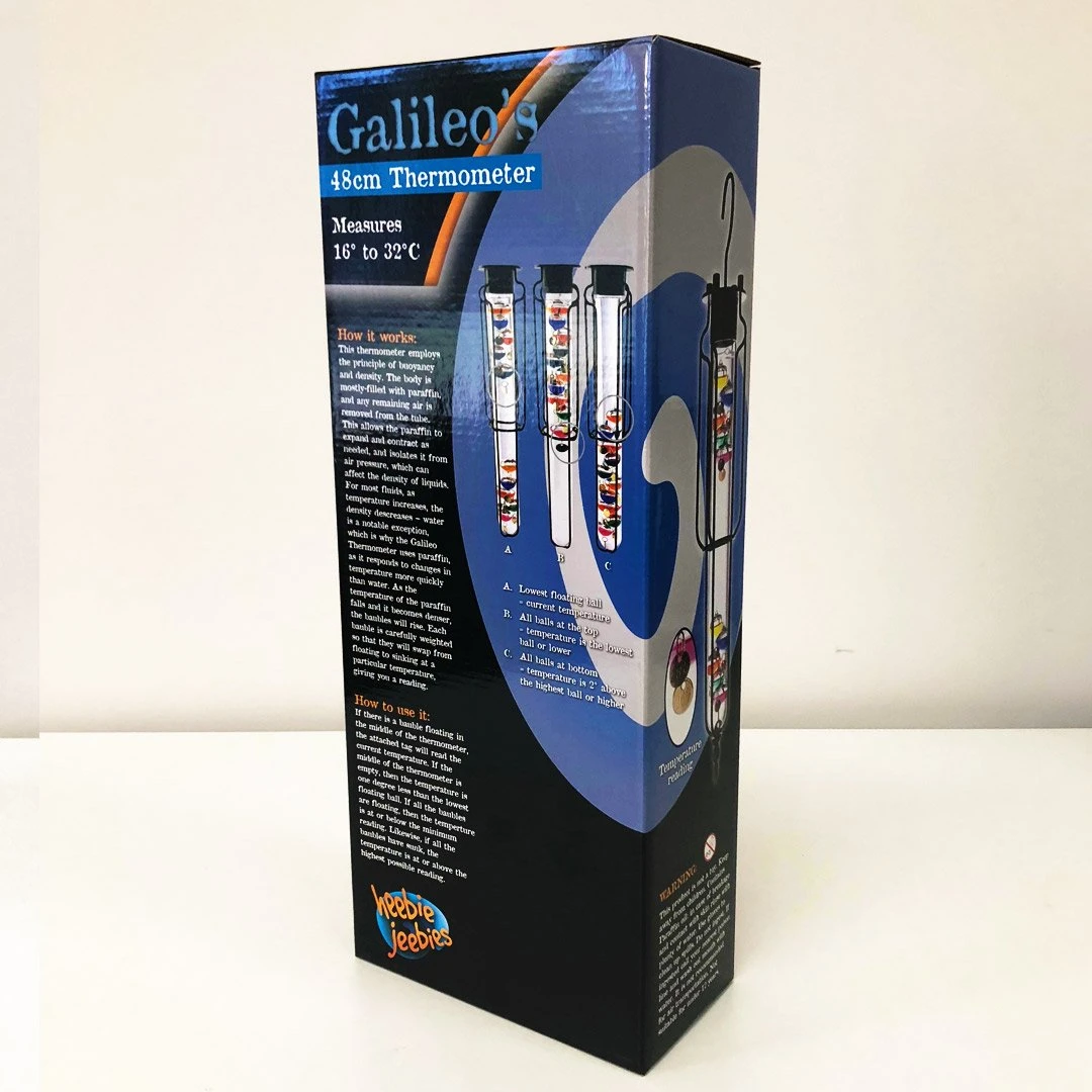 Heebiejeebies Outdoor Hanging Galileo's Thermometer | 48cm 7 Heebiejeebies Outdoor Hanging Galileo's Thermometer | 48cm