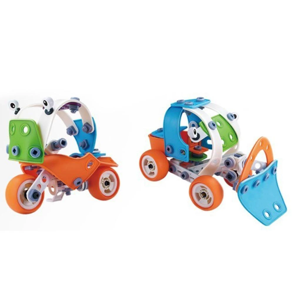 Johnco Science STEM Toys 5-in-1 Soft Block Build & Play Model Kit 132 Pieces 5 Johnco Science STEM Toys 5-in-1 Soft Block Build & Play Model Kit 132 Pieces