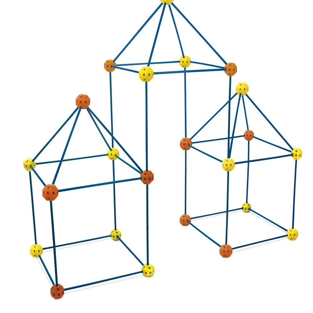 Outliving Kids DIY Build & Play Construction Fort Kit 72pc 5 Outliving Kids DIY Build & Play Construction Fort Kit 72pc