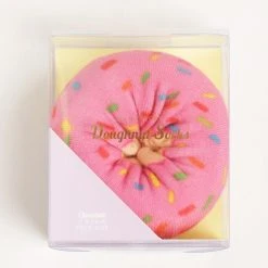 Short Story Strawberry Donut Socks