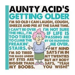 Brumby Sunstate Gifts For BFFs Aunty Acid Guide To Getting Older Book