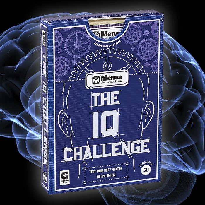 Curated Mensa Challenge Your IQ Quiz Cards Educational Toys 3 Curated Mensa Challenge Your IQ Quiz Cards Educational Toys