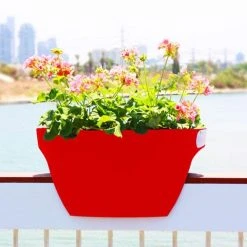 Greenbo Balcony Railing Plant Pot | XL
