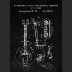 Yellow Octopus Exclusives - Prints For Dad Musical Instruments Patent Prints Wall Art | Set Of 3