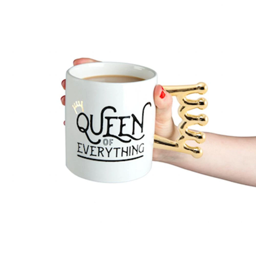 William Valentine The Queen Of Everything Oversized Crown Handle Mug Office Gifts 4 William Valentine The Queen Of Everything Oversized Crown Handle Mug Office Gifts