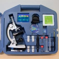 Heebiejeebies 30-Piece Microscope Set With 1200x Magnification! Science STEM Toys