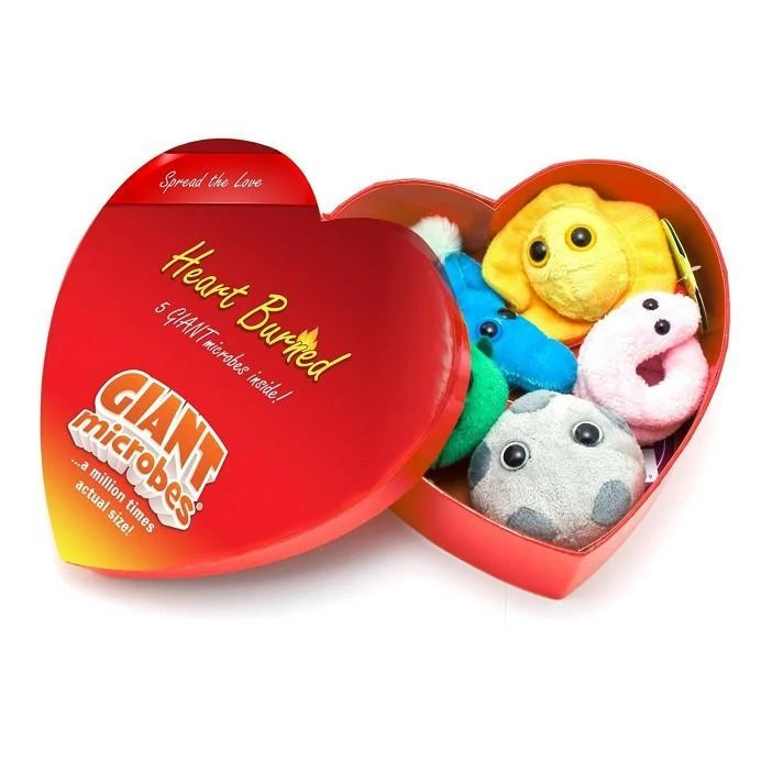 Heebiejeebies Mini Microbes Heart Gift Box | Giant Microbes 3 Heebiejeebies Mini Microbes Heart Gift Box | Giant Microbes
