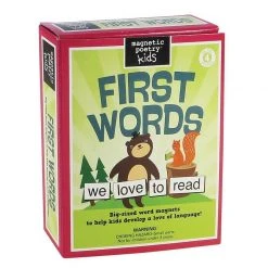 IsAlbi Science STEM Toys First Words Magnetic Poetry Kit