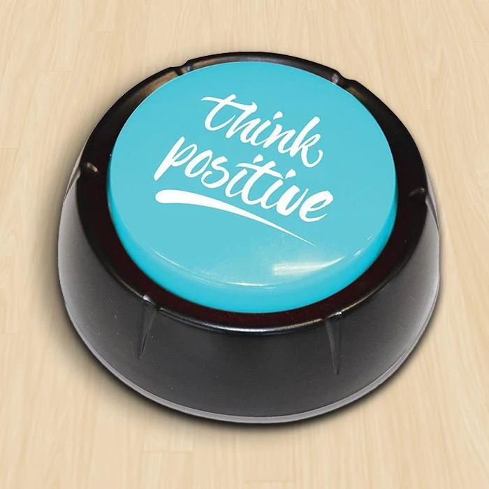 IsAlbi The Think Positive Affirmation Button Novelty Buttons 4 IsAlbi The Think Positive Affirmation Button Novelty Buttons