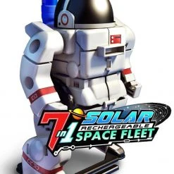 Johnco Science STEM Toys 7-in-1 Solar Rechargeable Space Fleet Robot Kit 15 Johnco Science STEM Toys 7-in-1 Solar Rechargeable Space Fleet Robot Kit