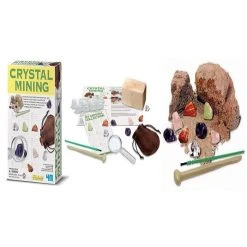 Johnco Crystal Mining Kit For Kids Science STEM Toys
