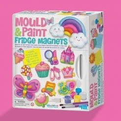 Johnco Gifts For Girls Mould & Paint Fridge Magnets Kit