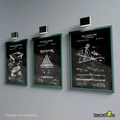 Yellow Octopus Exclusives - Prints Billiards Patent Prints Wall Art | Set Of 3 Man Cave Gifts 11 Yellow Octopus Exclusives - Prints Billiards Patent Prints Wall Art | Set Of 3 Man Cave Gifts