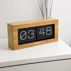 PS Home & Living Giant Products London Clock Oversized Wooden Mantel Flip Clock