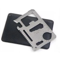 Mdi 10-in-1 Stainless Steel Credit Card Multi-Tool Gadgets For Him