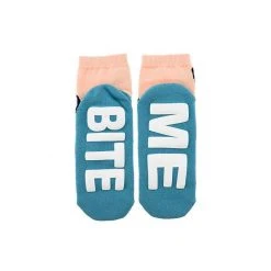 Mdi Bite Me Novelty Shark Socks