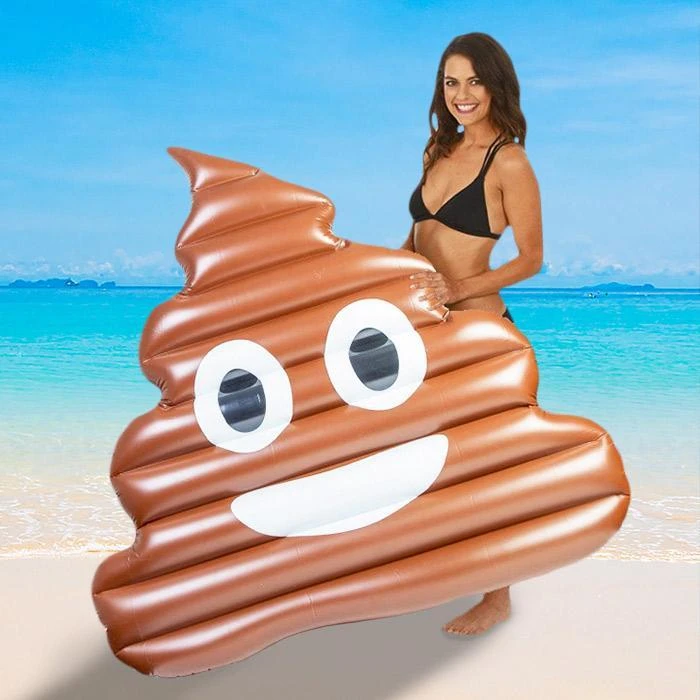 Mdi Giant Smiling Poop Emoji Pool Float 3 Mdi Giant Smiling Poop Emoji Pool Float
