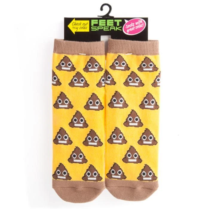 Mdi Poo Emoji Sh#t Happens Socks Mens Novelty Gifts 6 Mdi Poo Emoji Sh#t Happens Socks Mens Novelty Gifts