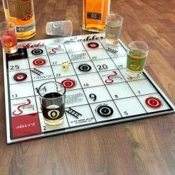 Yellow Octopus Store 6 Mdi Snakes & Ladders Drinking Game Party