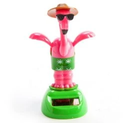 Mdi Solar Powered Dashboard Dancing Flamingo