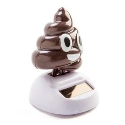 Mdi Solar Powered Dashboard Dancing Poo Emoji Mens Novelty Gifts