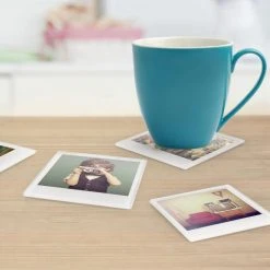 William Valentine Gifts For Sisters Customisable Glass Photo Coasters