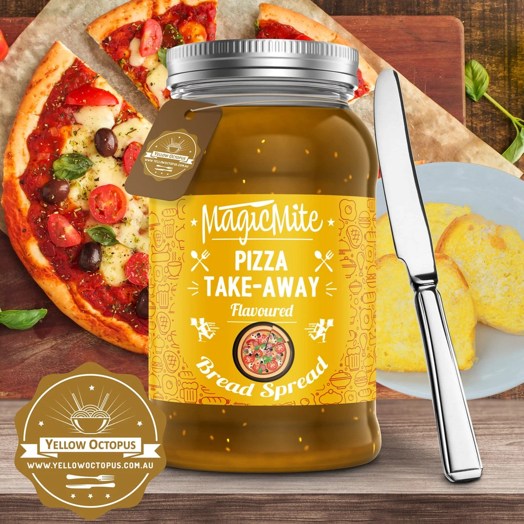 Yellow Octopus Novelty Food 'MagicMite' - Take Away Fast Food In A Jar Breakfast Spreads 7 Yellow Octopus Novelty Food 'MagicMite' - Take Away Fast Food In A Jar Breakfast Spreads