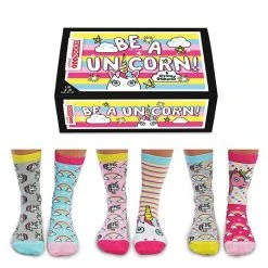 Outliving Magical Unicorn Odd Socks Gift Set - 3 Pairs Gifts For Sisters
