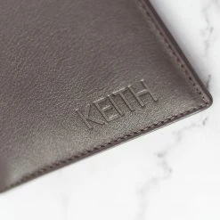 Yellow Octopus Personalised Personalised Brown Leather Passport Cover Personalised Birthday Gifts