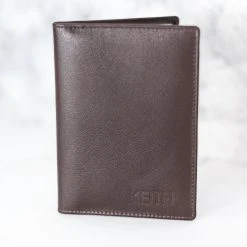 Yellow Octopus Personalised Personalised Brown Leather Passport Cover Personalised Birthday Gifts