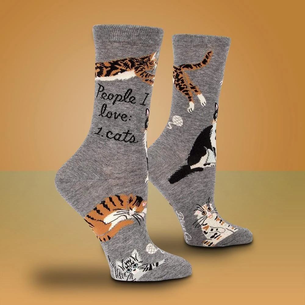 Optoco People I Love: Cats Socks Office Gifts 3 Optoco People I Love: Cats Socks Office Gifts