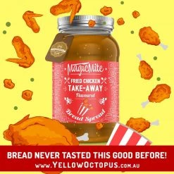 Yellow Octopus Novelty Food 'MagicMite' - Take Away Fast Food In A Jar Breakfast Spreads 19 Yellow Octopus Novelty Food 'MagicMite' - Take Away Fast Food In A Jar Breakfast Spreads