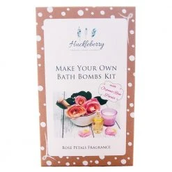 Huckleberry Make Your Own Bath Bombs - Rose Petal Or Water Lily Gifts For Sisters