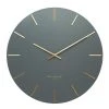 PS Home & Living Executive Gifts Luca Charcoal Gold Minimalist Silent Wall Clock 2 PS Home & Living Executive Gifts Luca Charcoal Gold Minimalist Silent Wall Clock