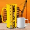 William Valentine 'Size Matters' Giant 950ml Mug Giant Products