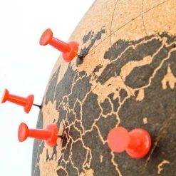 Until Mini Cork Globe By Suck UK Office Gifts