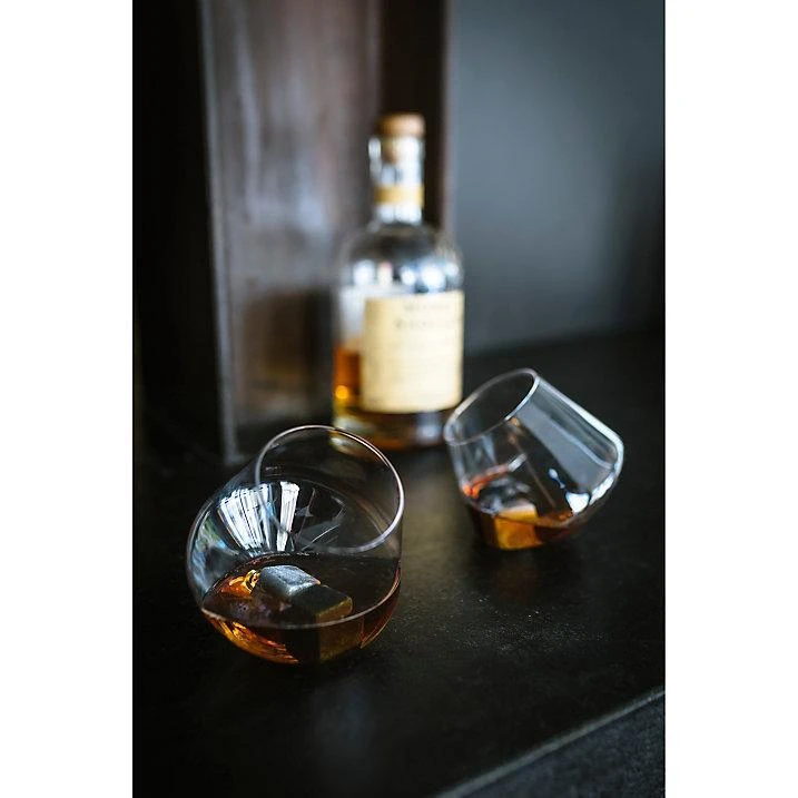 Designworks Collective Executive Gifts Gentlemen's Hardware Rocking Whisky Glasses 6 Designworks Collective Executive Gifts Gentlemen's Hardware Rocking Whisky Glasses