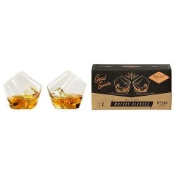 Designworks Collective Executive Gifts Gentlemen's Hardware Rocking Whisky Glasses 12 Designworks Collective Executive Gifts Gentlemen's Hardware Rocking Whisky Glasses
