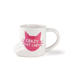 William Valentine Oversized Crazy Cat Lady Cat's Paw Mug Office Gifts