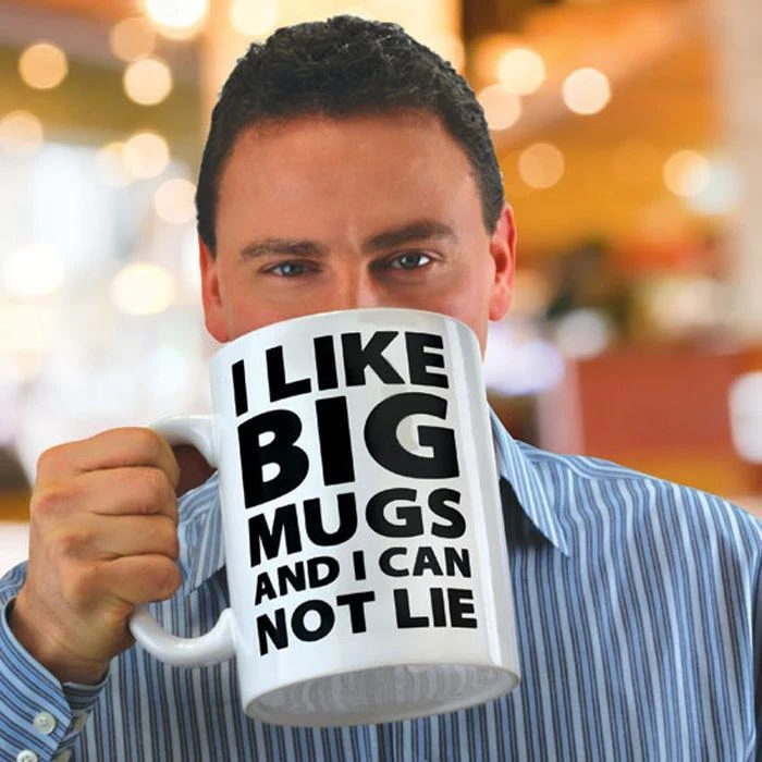William Valentine Gigantic 'I Like Big Mugs' 1.8L Mug Giant Products 3 William Valentine Gigantic 'I Like Big Mugs' 1.8L Mug Giant Products