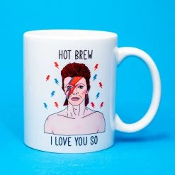 Bamamarama Mens Novelty Gifts Hot Brew I Love You So Mug