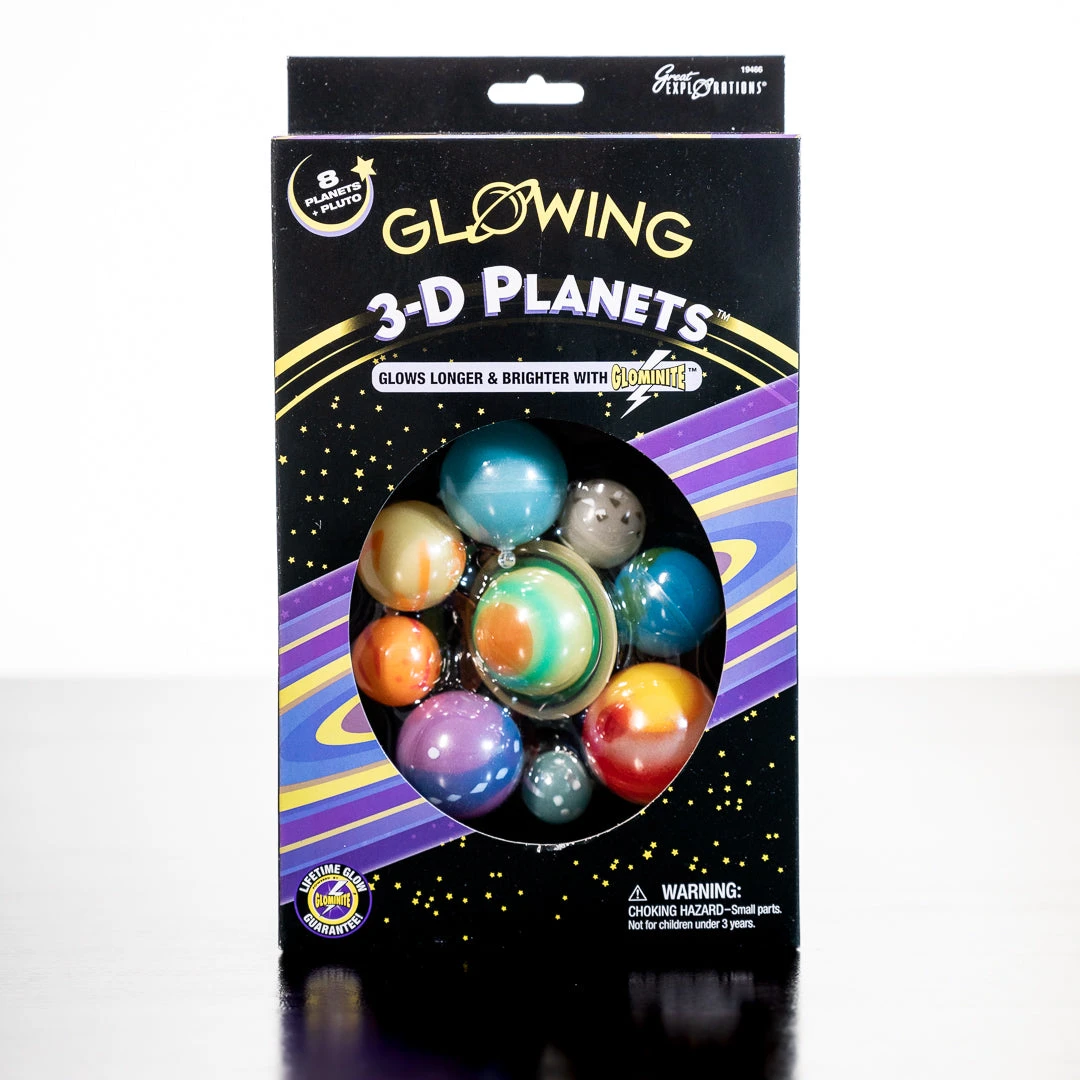 Jedko Glow In The Dark 3D Planets Miniature Products 4 Jedko Glow In The Dark 3D Planets Miniature Products