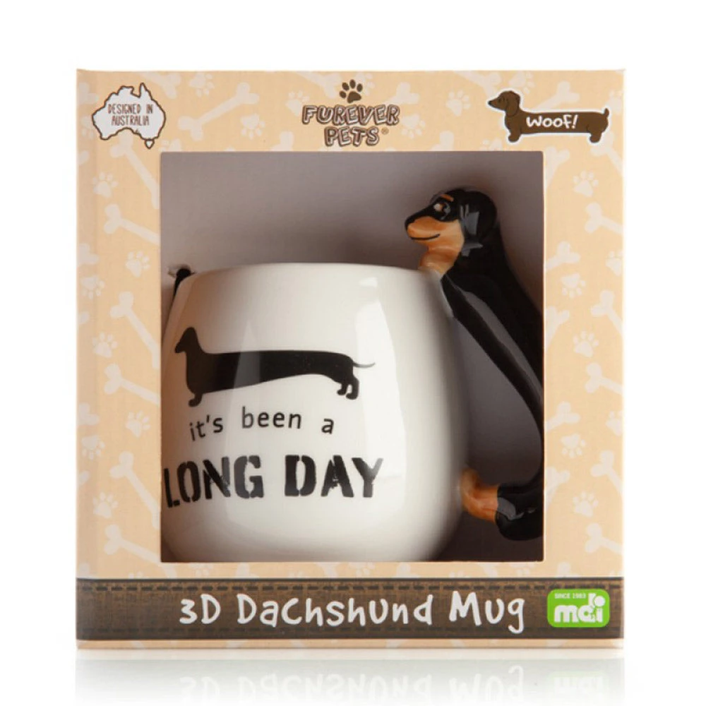 Mdi 3D Dachshund Handle Coffee Mug Mugs 6 Mdi 3D Dachshund Handle Coffee Mug Mugs