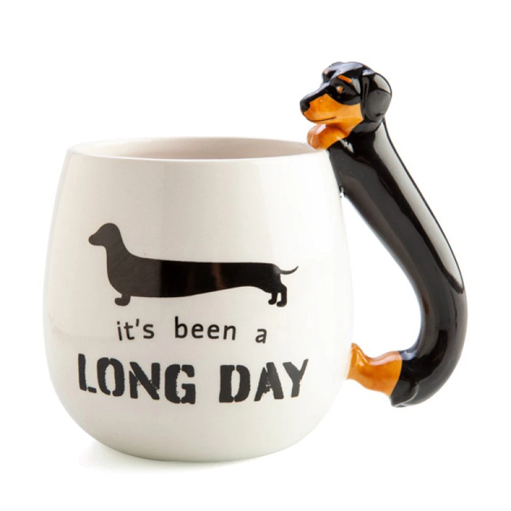 Mdi 3D Dachshund Handle Coffee Mug Mugs 3 Mdi 3D Dachshund Handle Coffee Mug Mugs